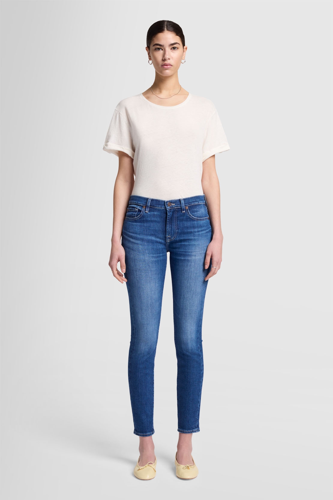 7 for All Mankind Women's Cropped Jo Jeans