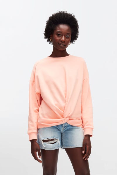  KNOTTED SWEAT COTTON CORAL 
