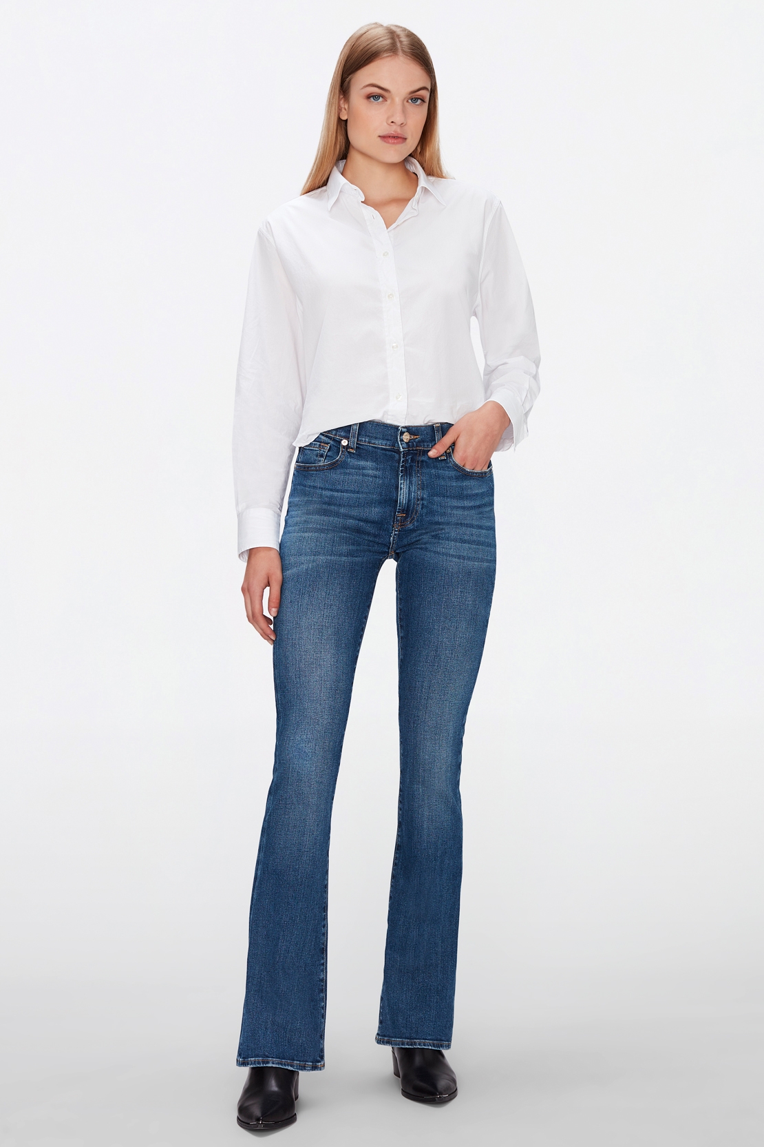 7 For All Mankind Bootcut Jeans, Size 34 www.salaberlanga.com